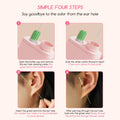 180/240PC Ear Piercing Cleaning Effective Ear Hole Cleaner Tool Disposable Earrings Hole Clean Paper Line for Removing Dirt Odor