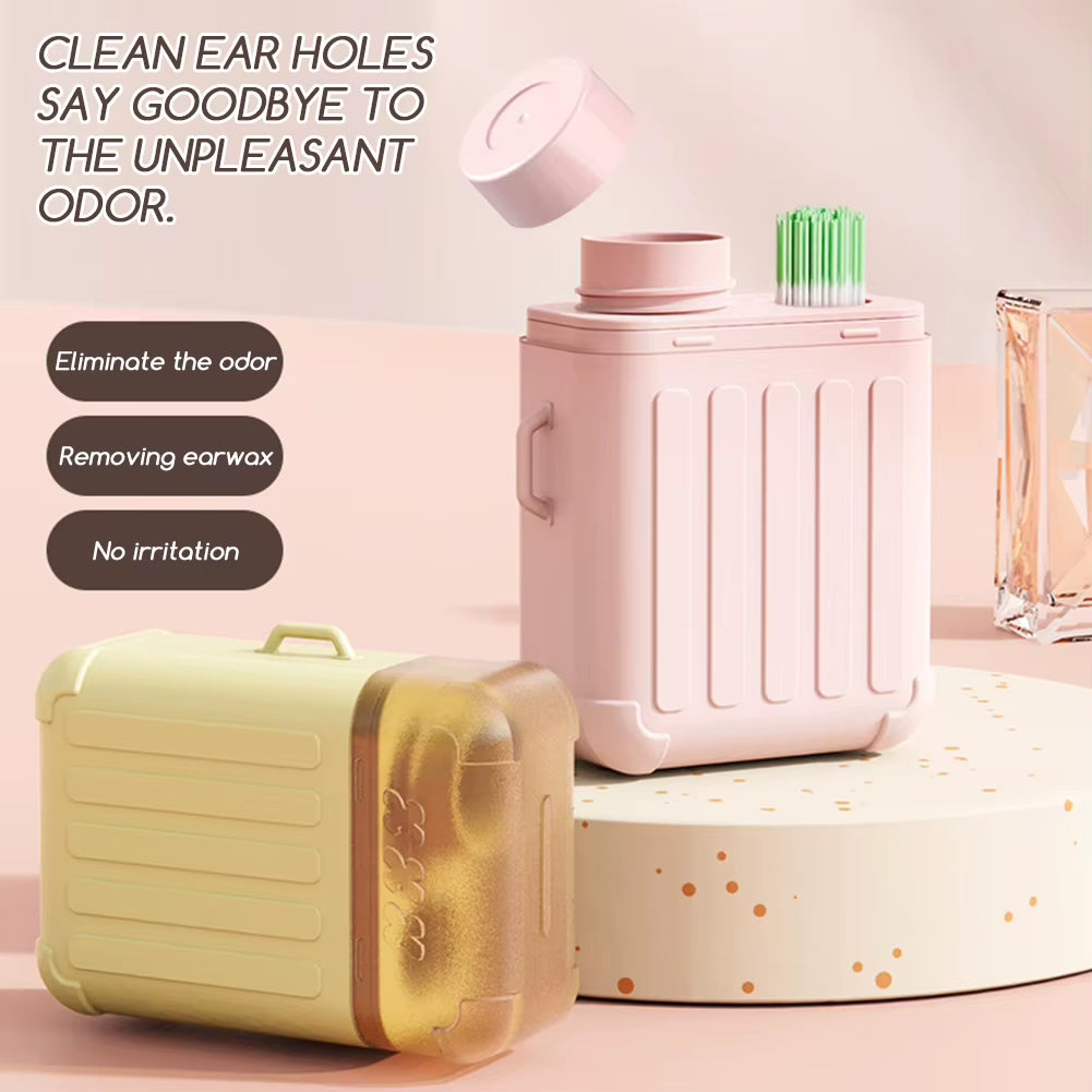180/240PC Ear Piercing Cleaning Effective Ear Hole Cleaner Tool Disposable Earrings Hole Clean Paper Line for Removing Dirt Odor