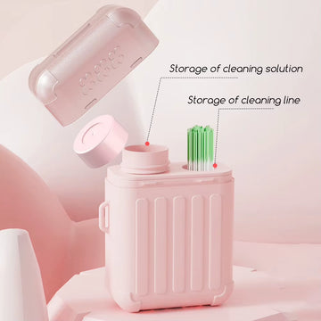 180/240PC Ear Piercing Cleaning Effective Ear Hole Cleaner Tool Disposable Earrings Hole Clean Paper Line for Removing Dirt Odor